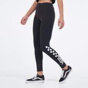 Vans Chalkboard Classic Legging in black with checker logo
